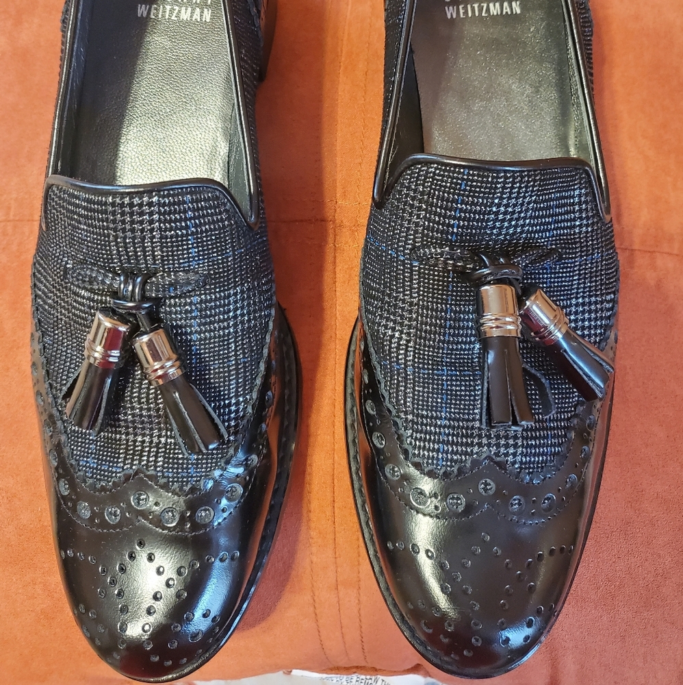 Stuart Weitzman Guything patent leather loafers